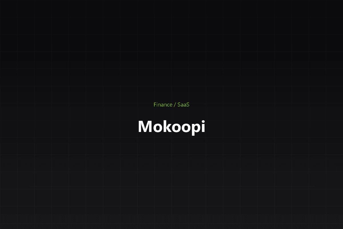 Mokoopi — Accounting and finance management for growing businesses.